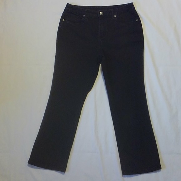 Christopher & Banks Embellished Denim Jeans 8P - Picture 3 of 8
